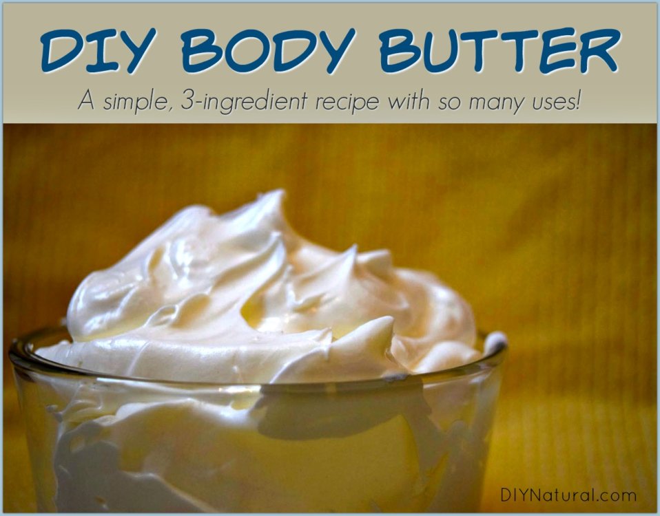 DIY Body Butter Ultra Moisturizing Three Ingredient Body Butter