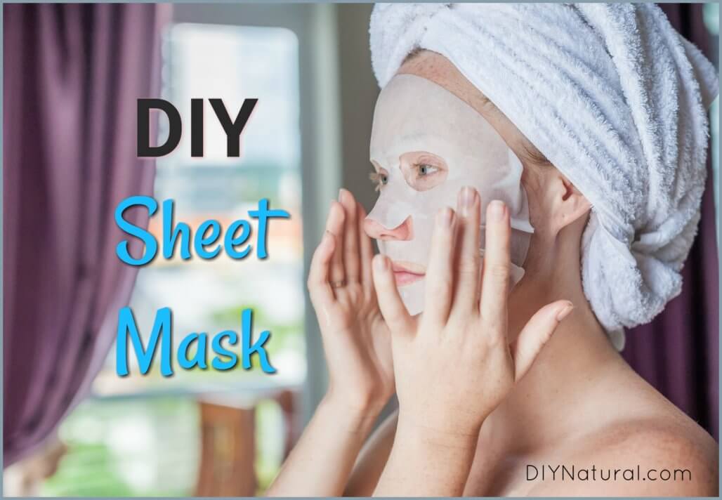 Diy sheet mask with tissue