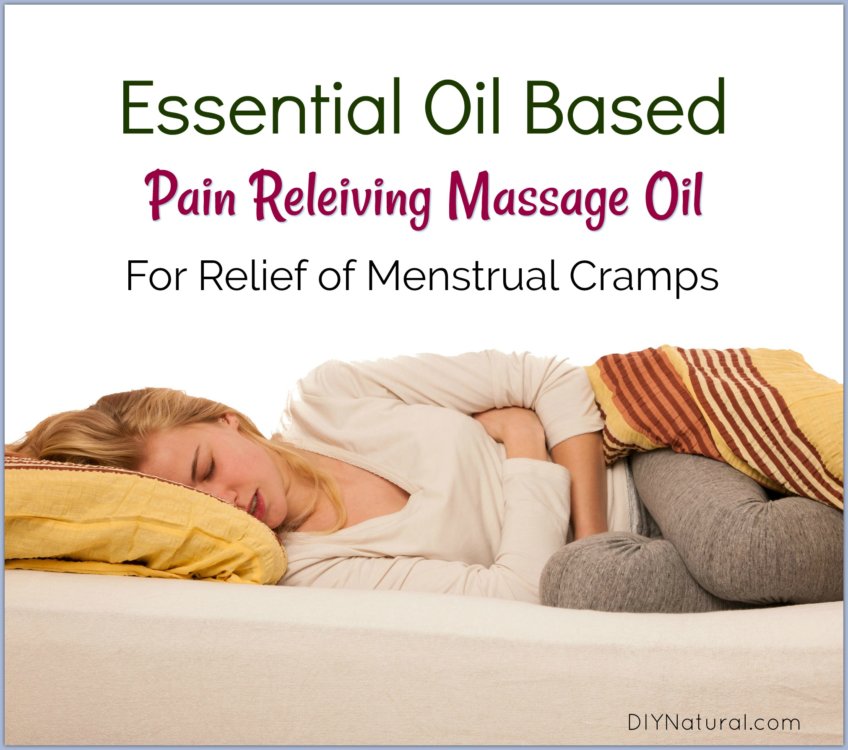 Essential Oils For Menstrual Cramps Massage Oil Recipe For Cramp Relief