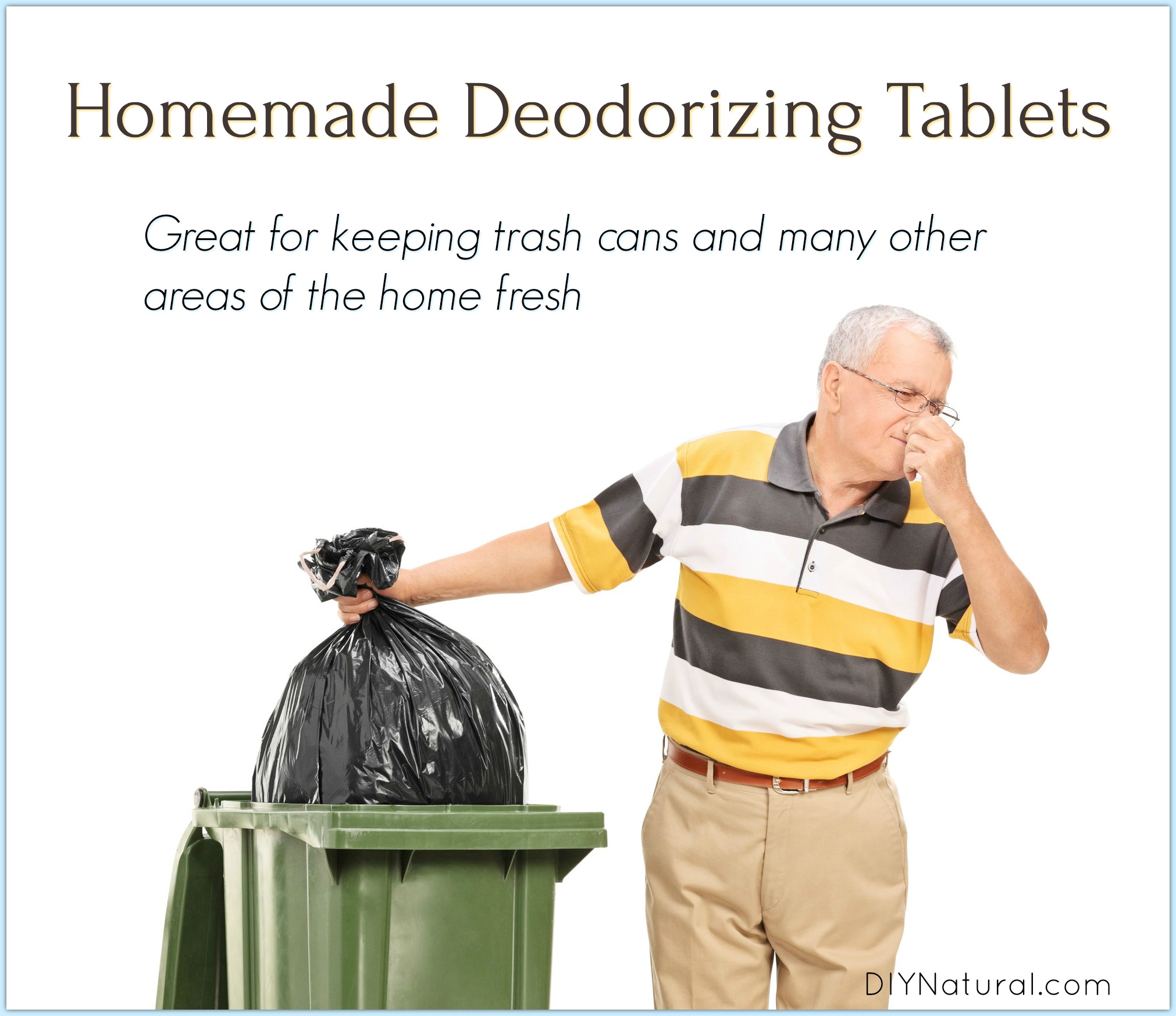 How To Remove Smell From Trash Can Homemade Deodorizer: DIY Deodorizing Tablets For Trash Cans & More!