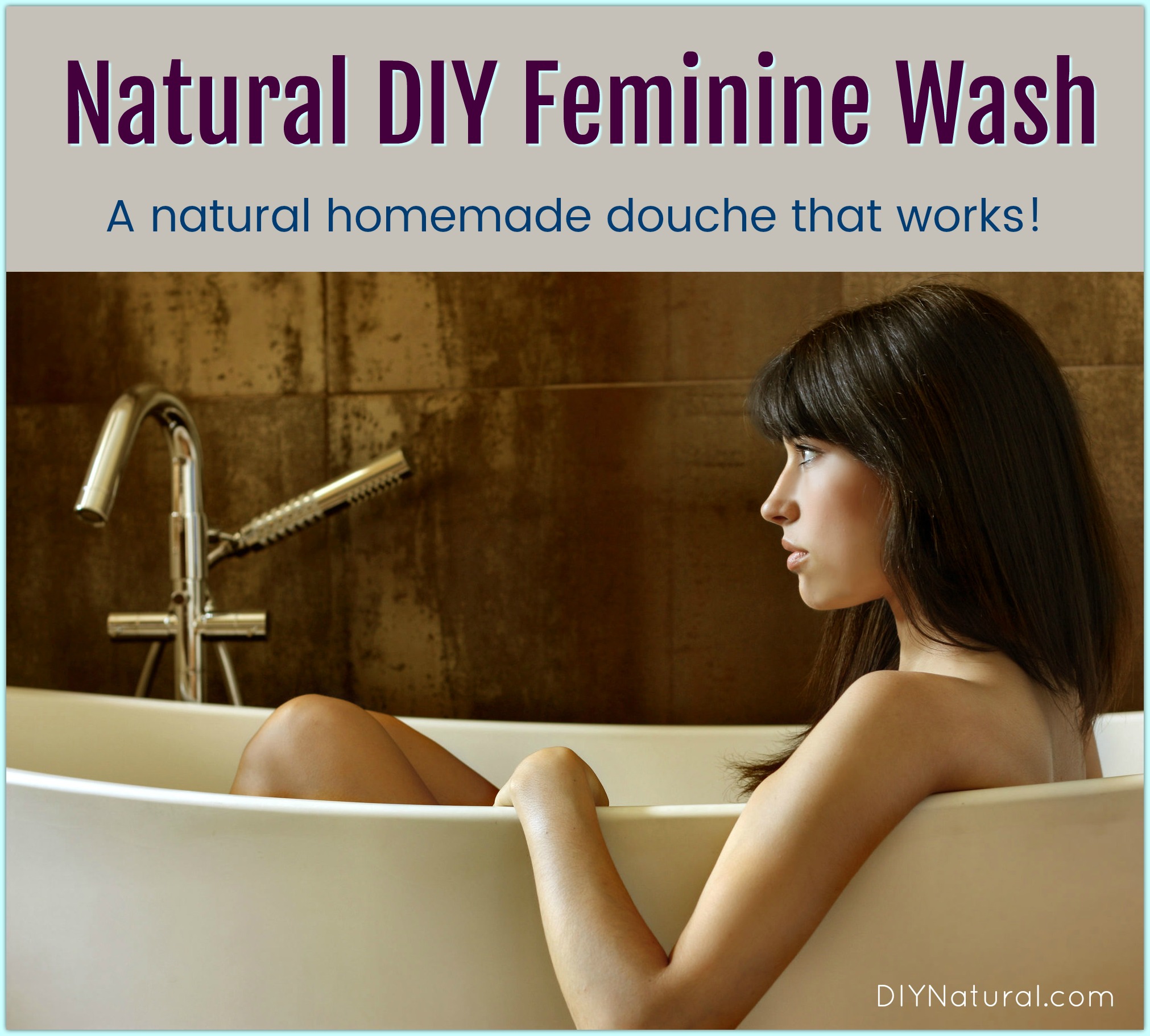 Homemade Douche Make Your Own Natural DIY Feminine Wash