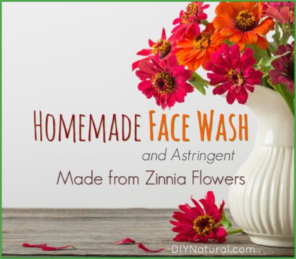 Homemade Face Wash Zinnias