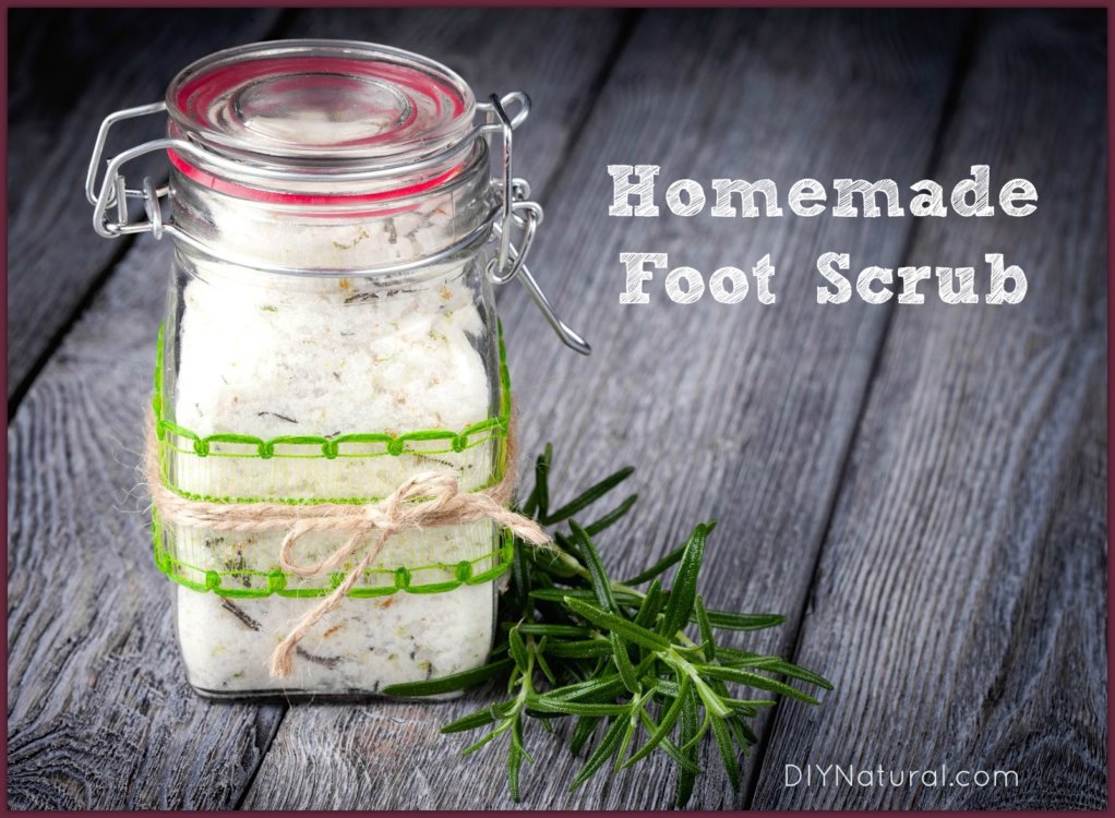 Homemade Foot Scrub Recipe DIY