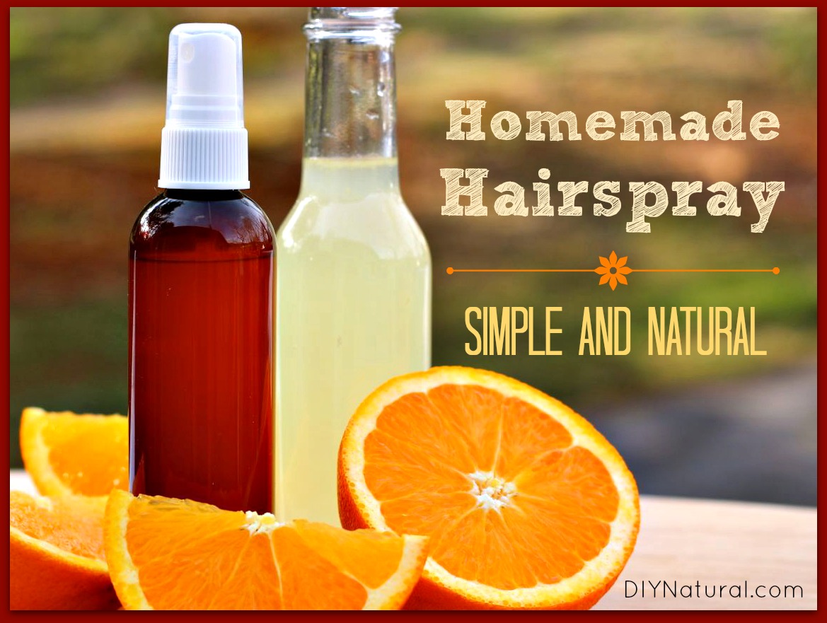 DIY Hair Spray: Simple Natural Homemade Hair Spray That Works!