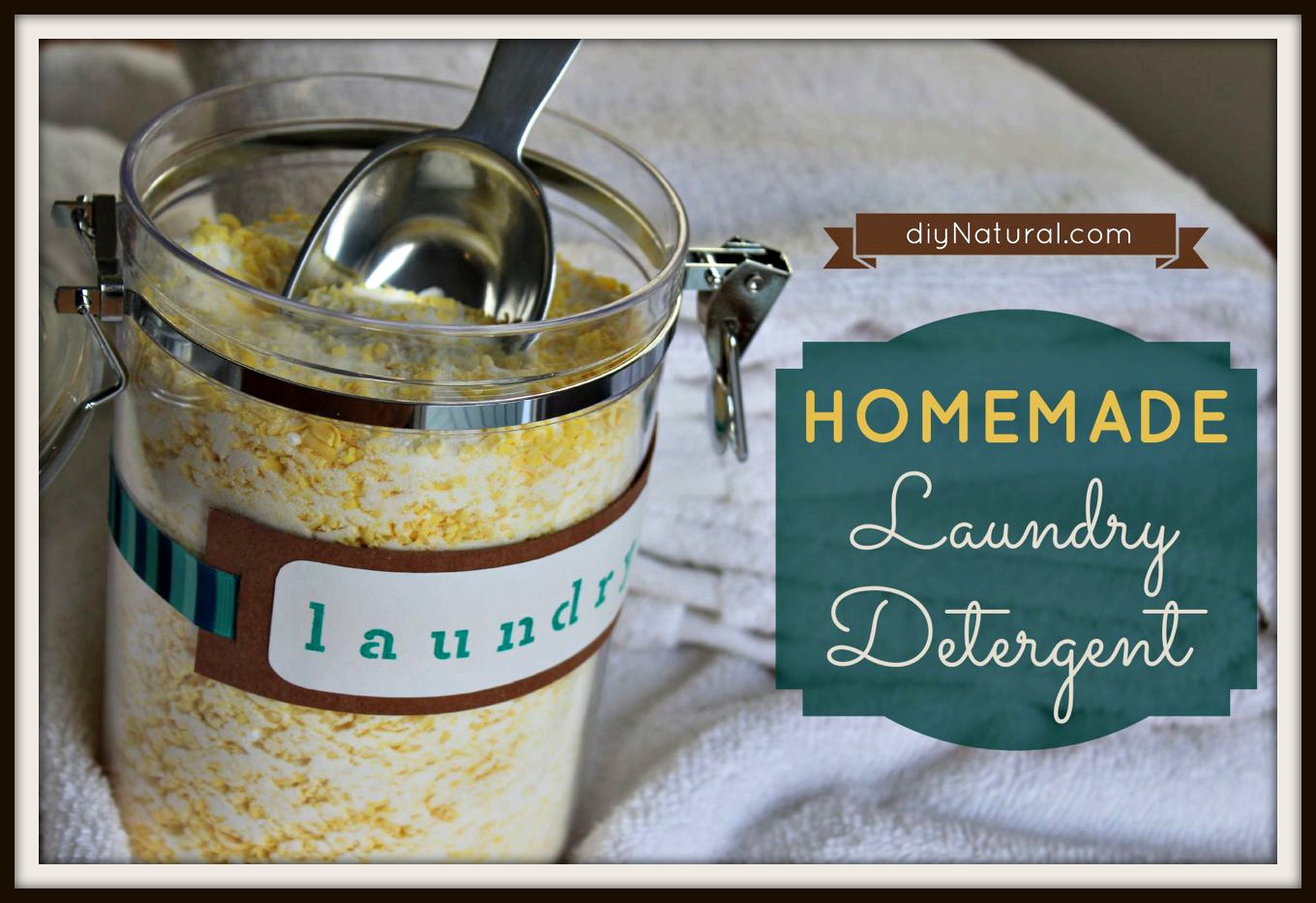 homemade laundry detergent