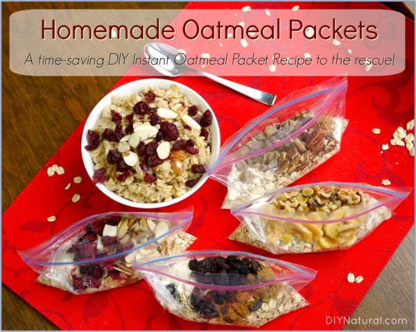 DIY Oatmeal Packets: An Instant Homemade Oatmeal Packets Recipe