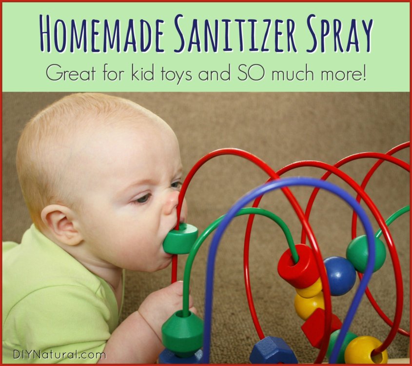 Homemade Sanitizer Spray Use As A