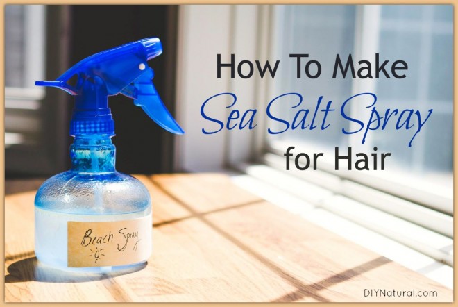 How To Make Sea Salt Spray For Your Hair