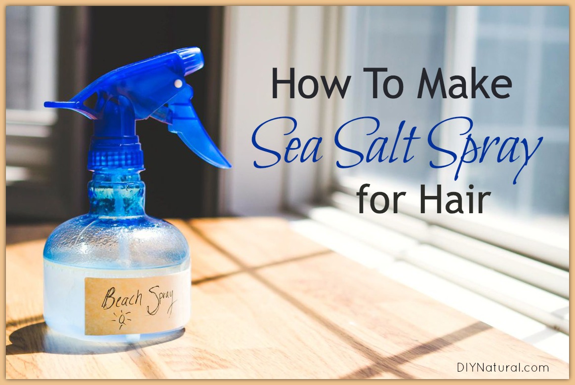 Homemade Sea Salt Spray for DIY Beach Waves