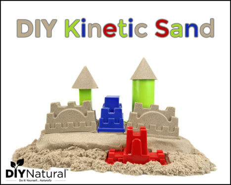kinetic sand with cornstarch