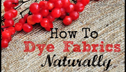 Natural Dyes for Fabric